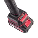 Akkumulátoros sarokcsiszoló, Worcraft CAG-S20LiBE-125, piros/fekete, 125 mm, 20 V Li-Ion, 8000 fordulat/perc, akkumulátor és töltő nélkül