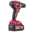 Akkumulátoros szerszámgépkészlet, Worcraft COMB001, CHD-S20LiBA csavarbehajtó és CAG-S20LiBE-125 sarokcsiszoló + 1 x 4,0 Ah akkumulátor + töltő, hordtáska