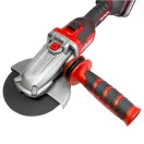 Akkumulátoros sarokcsiszoló, Worcraft CAG-S20LiBF-125, piros/fekete, 125 mm, 20 V Li-Ion, 8500 fordulat/perc, akkumulátor és töltő nélkül