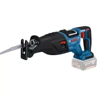  Akkumulátoros orrfűrész, Bosch GSA 185 Li, kék/fekete, 0-2900 löket/perc, lökethossz: 28 mm, akkumulátor és töltő nélkül