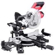   Akkumulátoros gérvágó fűrész, Worcraft CMS-S20Li ShareSYS, 2-4 Ah 20 V Li-Ion, 185 mm tárcsa, 3600 fordulat/perc, csúszó funkció, lézeres vezető, akkumulátor és töltő nélkül