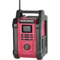   Rádió, Worcraft, CBTS-S20LiH ShareSYS, DAB+ és FM, Bluetooth, AUX, 2x15 W, 20 V lítium-ion, akkumulátoros, por- és ütésvédelemmel