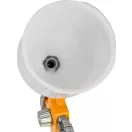 Festékszóró pisztoly, Strend Pro Airtool S-970A, sárga/fehér, felső tartályos, 600 ml, kompresszoros, 1,4 mm fúvóka, 3 bar