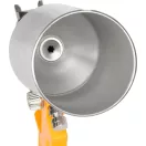 Festékszóró pisztoly, Strend Pro Airtool S-970B, sárga/ezüst, felső tartályos, 1000 ml, kompresszoros, 1,4 mm fúvóka, 3 bar