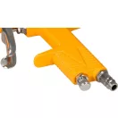 Festékszóró pisztoly, Strend Pro Airtool S-970B, sárga/ezüst, felső tartályos, 1000 ml, kompresszoros, 1,4 mm fúvóka, 3 bar
