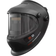   Hegesztő fejpajzs, Strend Pro Galaxy MatteBlack, fekete, automata sötétedésű, napelemes, állítható érzékenység és késleltetés, DIN 9-13, látómező: 92,5 x 42,5 mm, 1/30000 mp reakcióidő