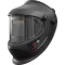 Hegesztő fejpajzs, Strend Pro Galaxy MatteBlack, fekete, automata sötétedésű, napelemes, állítható érzékenység és késleltetés, DIN 9-13, látómező: 92,5 x 42,5 mm, 1/30000 mp reakcióidő