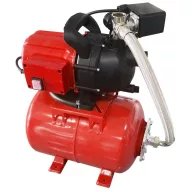   Házi vízmű, Strend Pro Garden, piros/fekete, 1000 W, tartály: 50 l, maximális átfolyás: 3500 l/óra, festett acél,tiszta vízhez és esővízhez