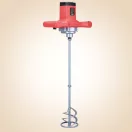 Elektromos habarcskeverő, Worcraft EM12-120, piros/fekete, 1200 W, menet: M14, maximum 120 mm keverőlapát, 180-650 fordulat/perc, 230 V/50 Hz