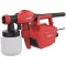 Festékszóró pisztoly, Strend Pro JS-FB17AII, piros/fekete, alsó tartályos, 800 ml, elektromos, kompresszorral, 650 W, 1,8-2,6 mm fúvóka