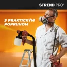 Festékszóró pisztoly, Strend Pro JS-FB17AII, piros/fekete, alsó tartályos, 800 ml, elektromos, kompresszorral, 650 W, 1,8-2,6 mm fúvóka