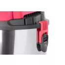 Ipari száraz-nedves porszívó, Worcraft VC16-30, ezüst/fekete, 1600 W, 16 kPa, tartály: 30 l, 2 m szívótömlő, rozsdamentes acél tartály