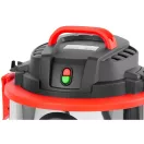Ipari száraz-nedves porszívó, Strend Pro K-411F/1200, ezüst/fekete, 1200 W, tartály: 20 l, rozsdamentes acél tartály