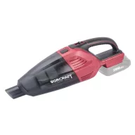   Akkumulátoros autós porszívó, Worcraft CPVC-S20Li ShareSYS, piros/fekete, 3,8 kPa, tartály: 500 ml, 20 V Li-Ion, akkumulátor és töltő nélkül