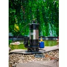 Elektromos búvárszivattyú, Strend Pro Garden SCV750, fekete/ezüst, 750 W, 6 m kábel, maximális emelőmagasság: 10 m, 300 l/perc, IPX8, szennyvízhez