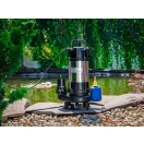 Elektromos búvárszivattyú, Strend Pro Garden SCV750, fekete/ezüst, 750 W, 6 m kábel, maximális emelőmagasság: 10 m, 300 l/perc, IPX8, szennyvízhez