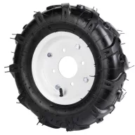   Kapálógép kerék, Worcraft WPLM112 benzinmotoros kapálógéphez, 1 pár, 7,5 cm széles, 32 cm átmérő, felfújható