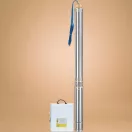 Elektromos búvárszivattyú, Strend Pro Garden SD47/15, ezüst, 750 W, kúthoz, 20 m kábel, maximális emelőmagasság: 80 m, 3300 l/perc, IP68, tiszta vízhez