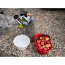 Elektromos gyümölcsdaráló, Strend Pro Garden EFC-2, 1 l, 550 W, 200 kg/óra, 43 x 22 x 33 cm, rozsdamentes acél, túlterhelés védelemmel