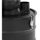 Elektromos hamuporszívó, Strend Pro K-408, fekete, 1000 W, tartály: 15 l, HEPA szűrő, hideg hamuhoz, 1,2 m szívótömlő, festett acél tartály