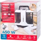 Elektromos szőnyegtisztító, Strend Pro W05, fehér/fekete, 45 W, 11 kPa, tartály: 1080 ml + 800 ml, folttisztító, 5 m kábel, 1,2 m szívótömlő