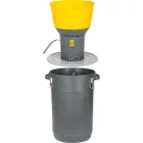 Gabonadaráló, Strend Pro Garden, szürke, 60 l, 1300 W, elektromos, 5 db cserélhető szita: 2, 3, 4, 6, 8 mm, túlmelegedés elleni védelem, akár 400 kg/óra (TC119627)