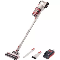   Akkumulátoros állóporszívó, Worcraft CPVC-S20LiBM ShareSYS, fehér, 15–20 kPa, tartály: 1200 ml, 20 V Li-Ion, 4,0 Ah, akkumulátorral és töltővel