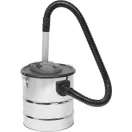 Elektromos hamuporszívó, Strend Pro MAC205, ezüst/fekete, 1200 W, tartály: 18 l, HEPA szűrő, langyos hamuhoz is, rozsdamentes acél tartály