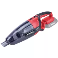   Akkumulátoros autós porszívó, Worcraft CPVC-S20LiA ShareSYS, piros/fekete, 8 kPa, tartály: 600 ml, 20 V Li-Ion, akkumulátor és töltő nélkül