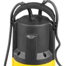 Elektromos iszapszivattyú, Strend Pro Garden NSP3D750-K, sárga/fekete, 750 W, 10 m kábel, maximális emelőmagasság: 8 m, 233 l/perc, szennyvízhez, úszókapcsolós, 30 mm szemcseméretig
