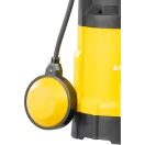 Elektromos iszapszivattyú, Strend Pro Garden NSP3D750-K, sárga/fekete, 750 W, 10 m kábel, maximális emelőmagasság: 8 m, 233 l/perc, szennyvízhez, úszókapcsolós, 30 mm szemcseméretig