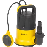   Elektromos búvárszivattyú, Strend Pro Garden ZSPQD550-E, sárga/fekete, 550 W, 10 m kábel, maximális emelőmagasság: 7,5 m, 108 l/perc, IPX8, tiszta vízhez, úszókapcsolós
