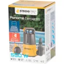 Elektromos búvárszivattyú, Strend Pro Garden ZSPQD550-E, sárga/fekete, 550 W, 10 m kábel, maximális emelőmagasság: 7,5 m, 108 l/perc, IPX8, tiszta vízhez, úszókapcsolós