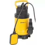   Elektromos búvárszivattyú, Strend Pro Garden NSPW750-K, sárga/fekete, 750 W, 10 m kábel, maximális emelőmagasság: 7,5 m, 233 l/perc, IPX8, szennyvízhez, úszókapcsolós