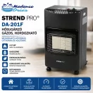 Strend Pro DA-201F hősugárzó, gázos, hordozható, energiatakarékos, 4,2 kW, fekete