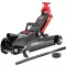 Hidraulikus emelő, Strend Pro Premium, fekete/piros, gurulós, 2500 kg teherbírás, 8,5–36,5 cm emelési magasság, alacsony profilú