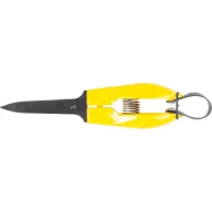   Kézműves olló, Rostex 2405, sárga/fekete, 160 mm, acél penge, éles vágóél, precíz vágás (TC211455)