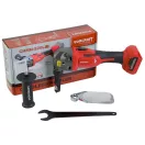 Lemezvágó olló, Worcraft CHMN-S20LiB, akkumulátoros, 20 V ShareSYS, lemezekhez maximum 1,6 mm vastagságig, vágási szög: 0–90°, 0–180°, 0–270°, akkumulátor és töltő nélkül