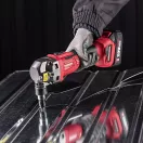 Lemezvágó olló, Worcraft CHMN-S20LiB, akkumulátoros, 20 V ShareSYS, lemezekhez maximum 1,6 mm vastagságig, vágási szög: 0–90°, 0–180°, 0–270°, akkumulátor és töltő nélkül