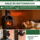 Strend Pro kandalló ventilátor, 4 lapátos, hőmeghajtású