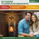 Strend Pro kandalló ventilátor, 4 lapátos, hőmeghajtású