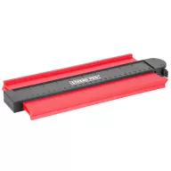   Alakrajzoló sablon, Strend Pro DG681, 25 x 13 cm, mintazárral, mágneses talppal, körvonalrögzítéssel