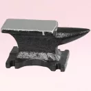 Üllő, Strend Pro Cork CA0114, fekete, 50 kg, öntöttvas, lapos ütőfelület, kúpos szarv, 39 × 18,5 × 23 cm