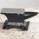 Üllő, Strend Pro Cork CA0114, fekete, 50 kg, öntöttvas, lapos ütőfelület, kúpos szarv, 39 × 18,5 × 23 cm