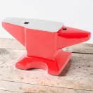 Üllő, Strend Pro Cork CA609, piros, 20 kg, öntöttvas, lapos ütőfelület, kúpos szarv és keskenyedő szarv, 37 x 14 x 17,5 cm