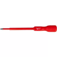   Villanyszerelő csavarhúzó, Eur 42500, piros, szárhossz: 160 mm, PH3 keresztfejű, szigetelt: 1000 V