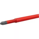 Villanyszerelő csavarhúzó, Eur 42500, piros, szárhossz: 160 mm, PH3 keresztfejű, szigetelt: 1000 V
