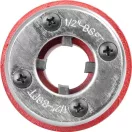 Kézi menetvágó fej, Strend Pro A0233A, piros, 1/2" csőmenet vágásáhhoz, racsnihoz rögzíthető