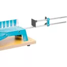 Gérvágó kézifűrész, Strend Pro PS-550, kék, 550 mm, acél keret, fa talp, acél penge
