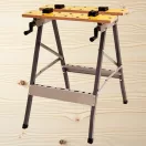 Munkaasztal, Strend Pro WB100, szürke, MDF, 100 kg teherbírás, összecsukható
